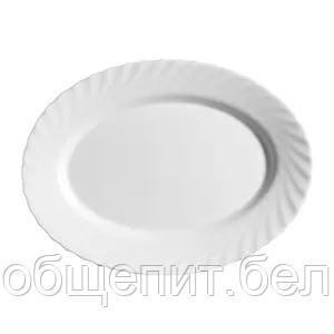 Блюдо овальное Luminarc Trianon 29*22 см, h 1,5 см, стеклокерамика, белый цвет, ARC, - фото 2 - id-p165771225