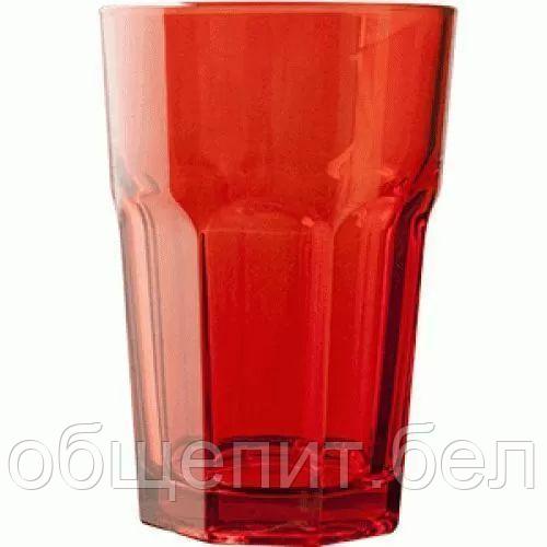 Стакан Хайбол Pasabahce Enjoy 350 мл, d 8,3 см, h 12,2 см, красный, стекло, Россия