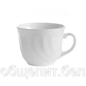 Чашка чайная Luminarc Trianon 250 мл, d 9 см, h 7,5 см, l 11 см, стеклокерамика, белый цвет, ARC - фото 2 - id-p165771232