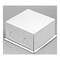 Pasticciere Коробка для торта белая, 17*17*10 см, картон, хром-эрзац