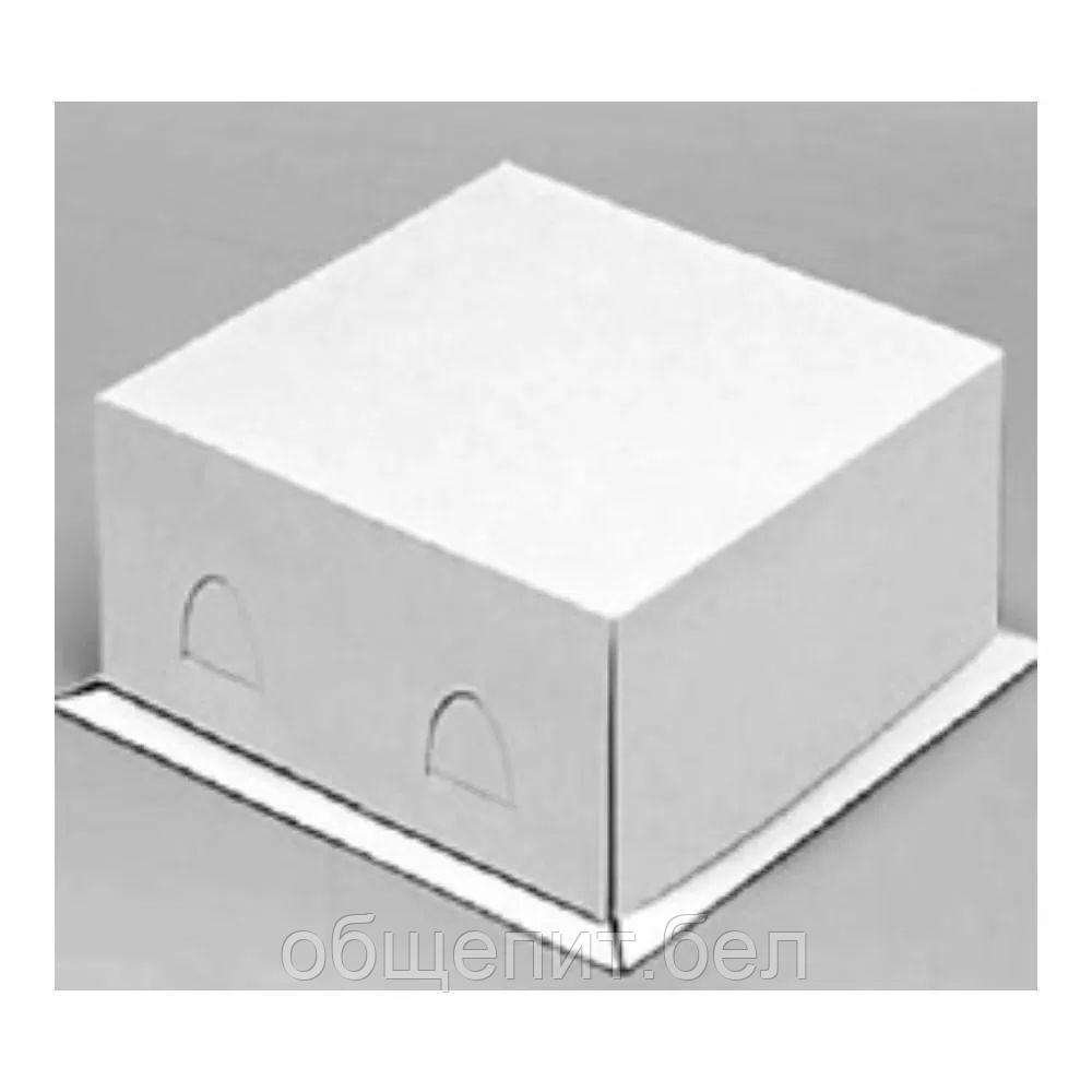 Pasticciere Коробка для торта белая, 17*17*10 см, картон, хром-эрзац - фото 1 - id-p165774384