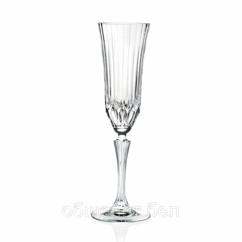 Бокал флюте для шампанского RCR Style Adagio 180 мл, хрустальное стекло, Италия - фото 1 - id-p165771245