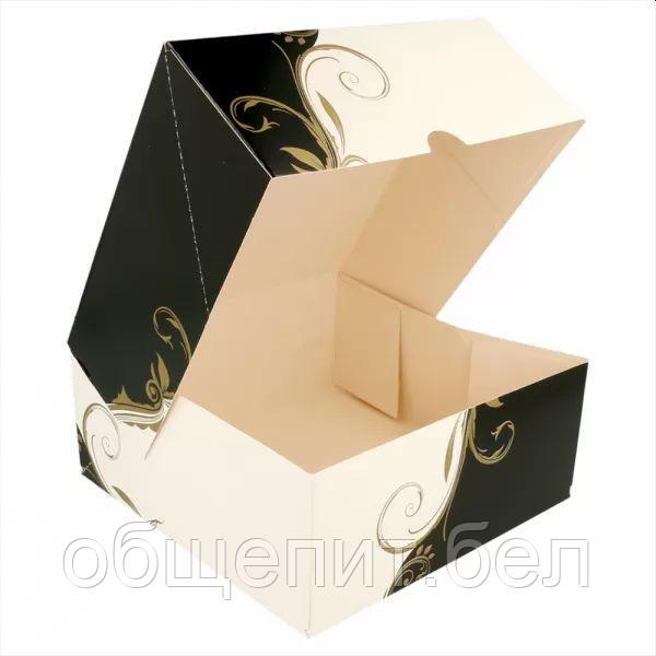 Коробка для торта 18*18*7,5 см, белая, картон, Garcia de PouИспания - фото 2 - id-p165774400
