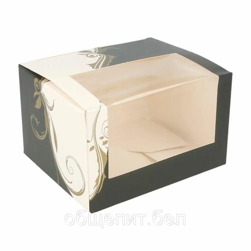 Коробка для торта с окном 11*13*8 см, белая, картон, Garcia de PouИспания - фото 1 - id-p165774402