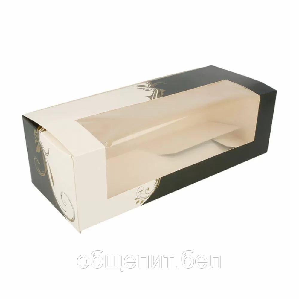 Коробка для торта с окном 26*11*8 см, белая, картон, Garcia de PouИспания - фото 1 - id-p165774403