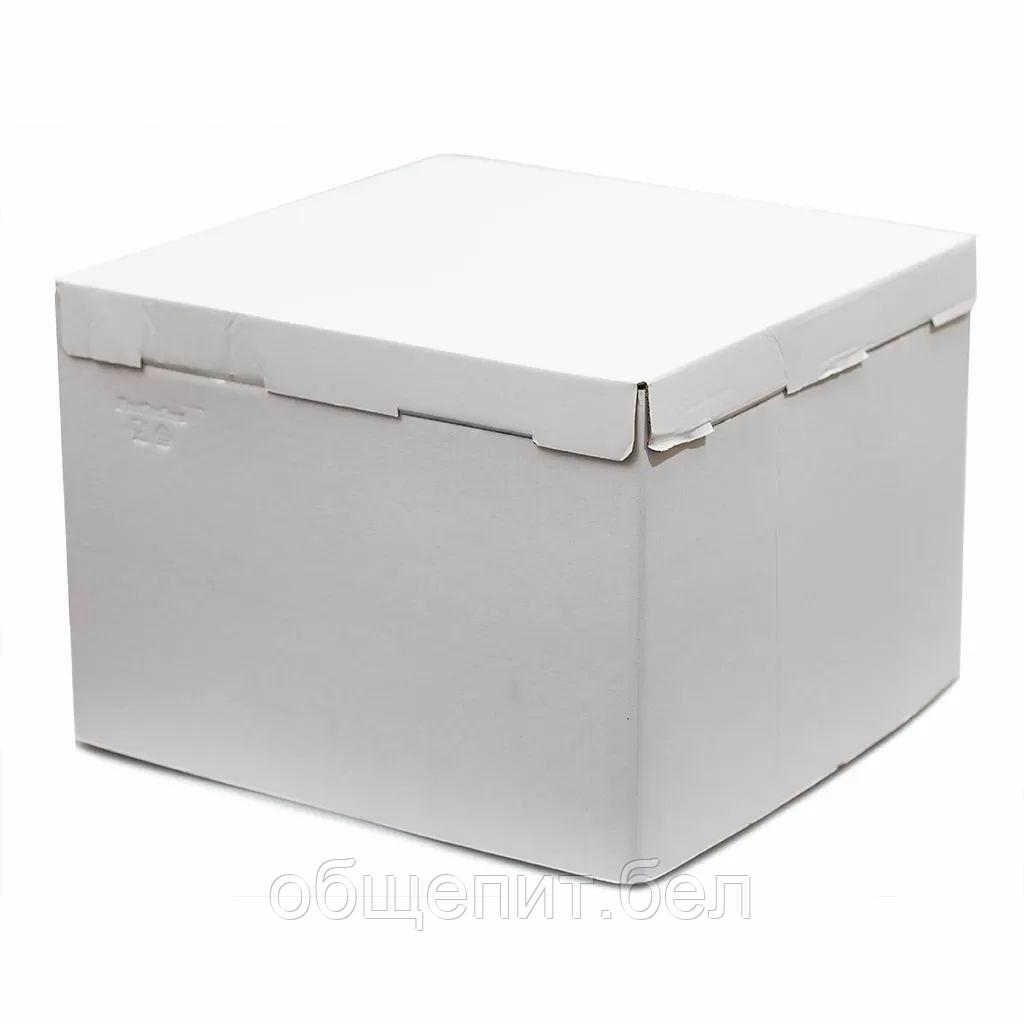 Короб картонный белый 26*36*36 см, 10 шт/уп - фото 1 - id-p165774418