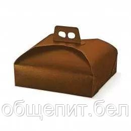 Коробка для кондитерских изделий, 29*29*7 см, коричневая, картон, 100 шт/уп, Garcia de Pou - фото 2 - id-p165774427