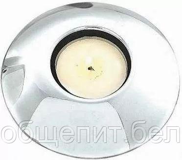 Подсвечник круглый для чайной свечи 9,5 см, нержавейка, P.L. - REG - фото 1 - id-p165775910