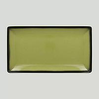 Блюдо прямоугольное RAK Porcelain LEA Light green (зеленый цвет) 33 см