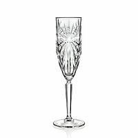 Бокал флюте для шампанского RCR Style Oasis 230 мл, хрустальное стекло, Италия (ЗАКАЗНОЕ)