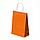 Пакет для покупок с ручками 20+10*29 см, апельсиновый, бумага, Garcia de PouИспания, фото 2