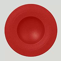 Тарелка RAK Porcelain Neofusion Ember, 29 см (алый цвет)