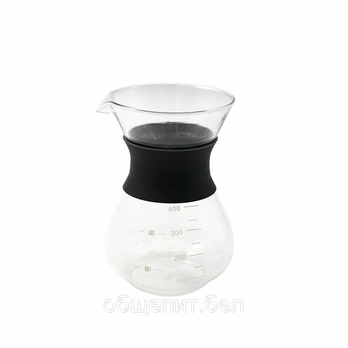 Кофейный стеклянный чайник, 400 мл, P.L.- Barbossa - фото 1 - id-p165781929
