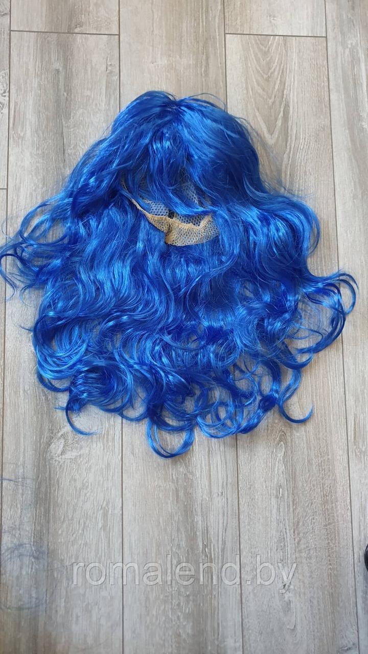 Карнавальный парик "Синий" - фото 2 - id-p165788174