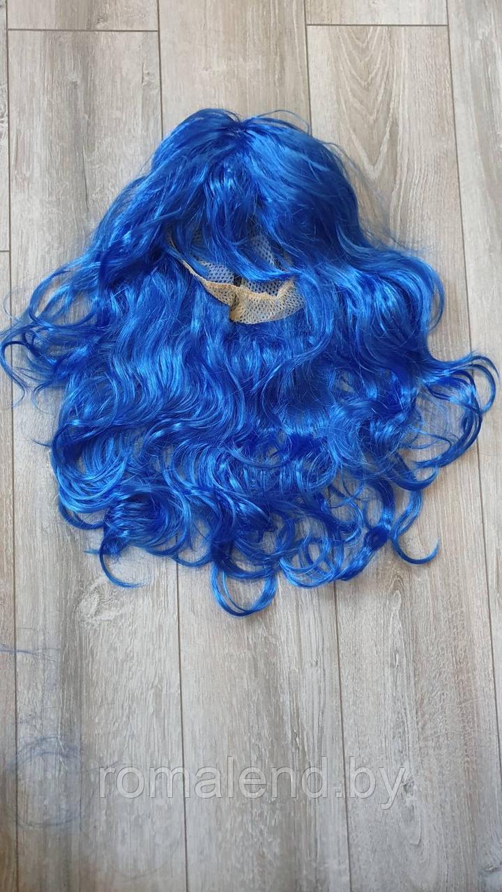 Карнавальный парик "Синий" - фото 3 - id-p165788174