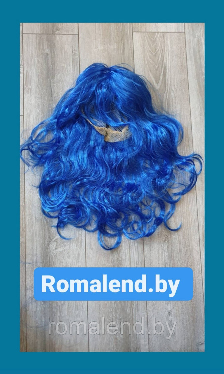 Карнавальный парик "Синий" - фото 1 - id-p165788174