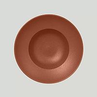 Тарелка RAK Porcelain Neofusion Terra круглая глубокая 23 см (терракоторый цвет)
