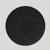 Тарелка RAK Porcelain NeoFusion Volcano круглая плоская 29 см (черный цвет)