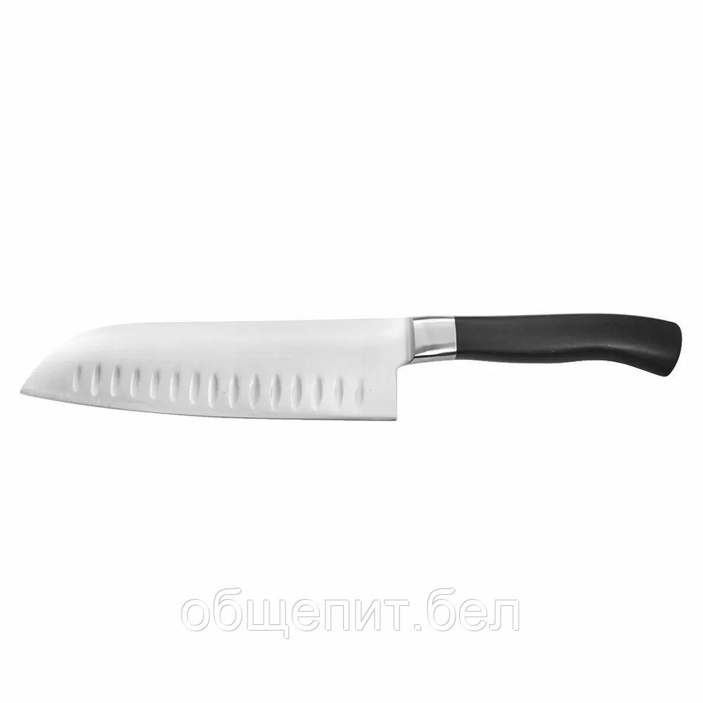 Кованый нож-шеф Elite "Сантоку" 18 см, P.L. Proff Cuisine - фото 1 - id-p165778099