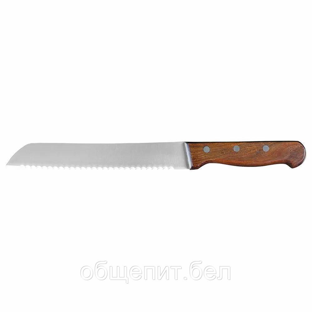 Нож для хлеба 20 см, деревянная ручка, P.L. Proff Cuisine - фото 1 - id-p165778109