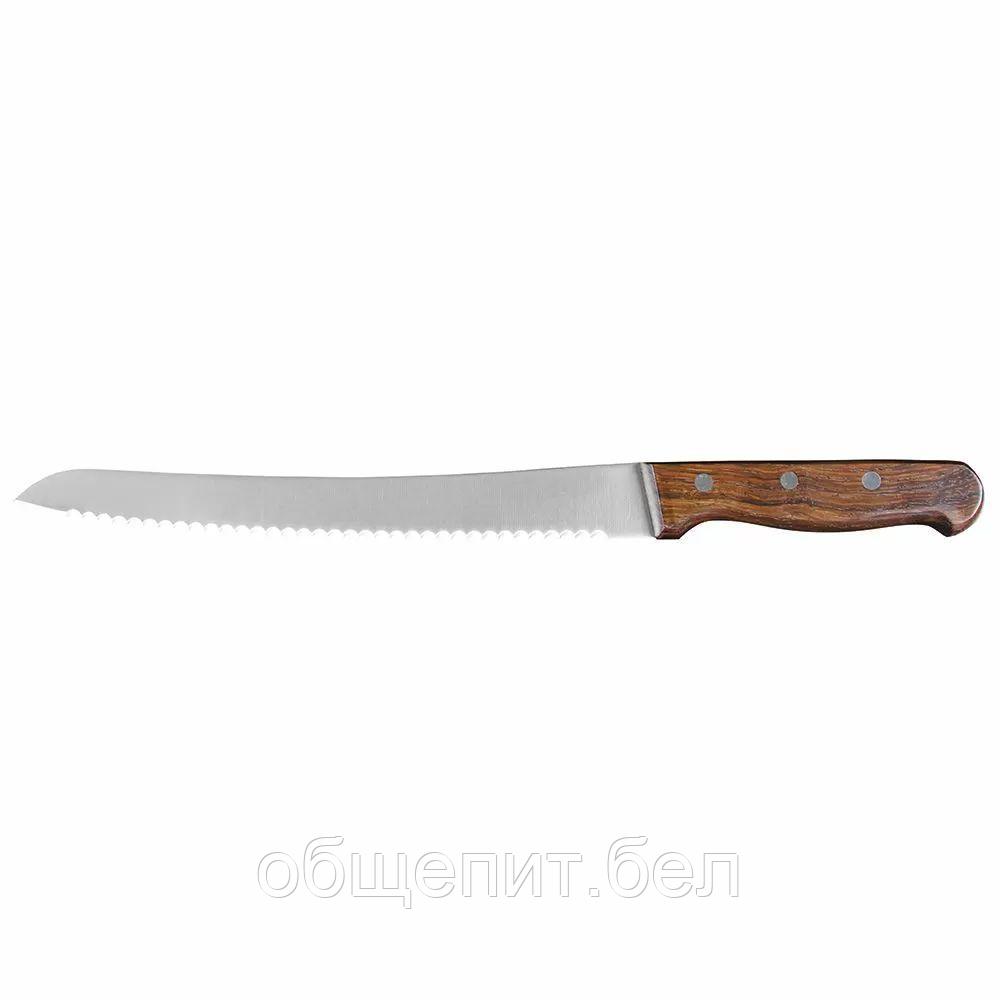 Нож для хлеба 25 см, деревянная ручка, P.L. Proff Cuisine - фото 1 - id-p165778112