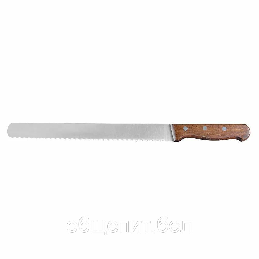 Нож для бисквита 28 см, деревянная ручка, P.L. Proff Cuisine - фото 1 - id-p165778113