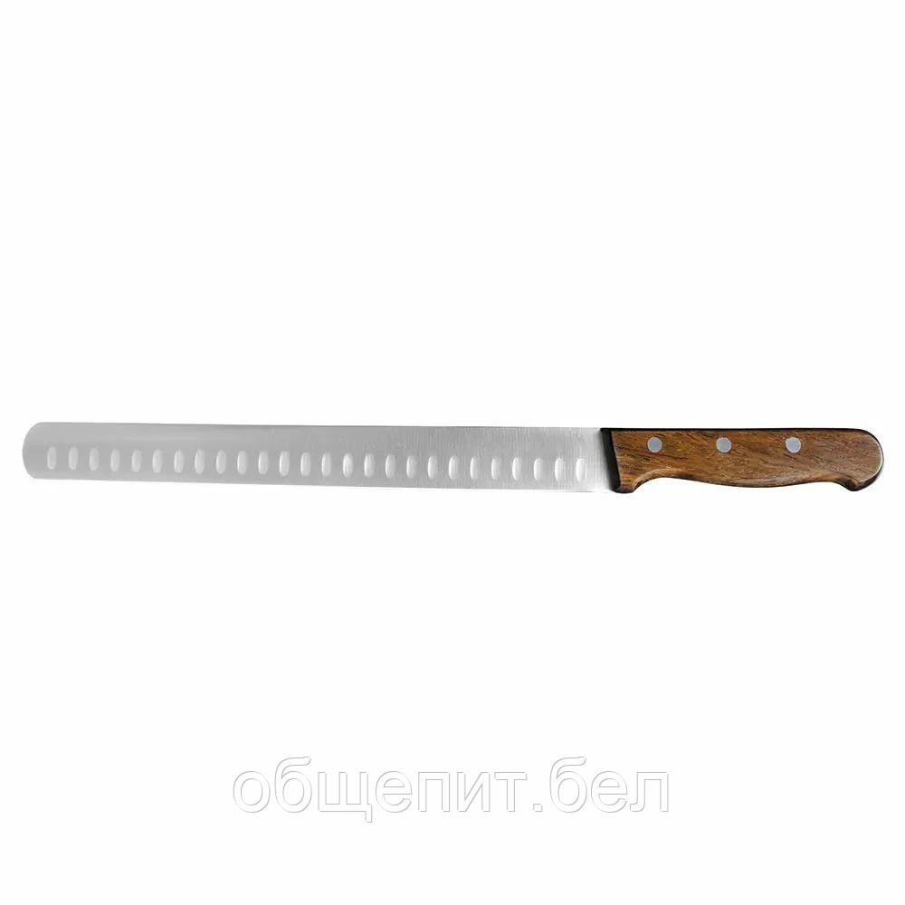 Нож слайсер 28 см, деревянная ручка, P.L. Proff Cuisine - фото 1 - id-p165778117