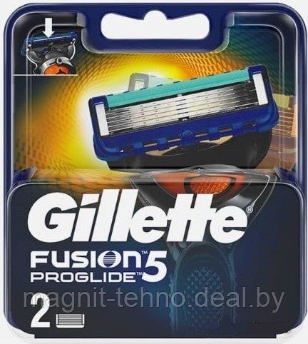 Сменные кассеты для бритья Gillette Fusion5 Proglide (2 шт) - фото 1 - id-p157122513