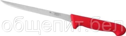Нож P.L. Proff Cuisine PRO-Line филейный, красная пластиковая ручка, 20 см, P.L. Proff Cuisine - фото 1 - id-p165778123
