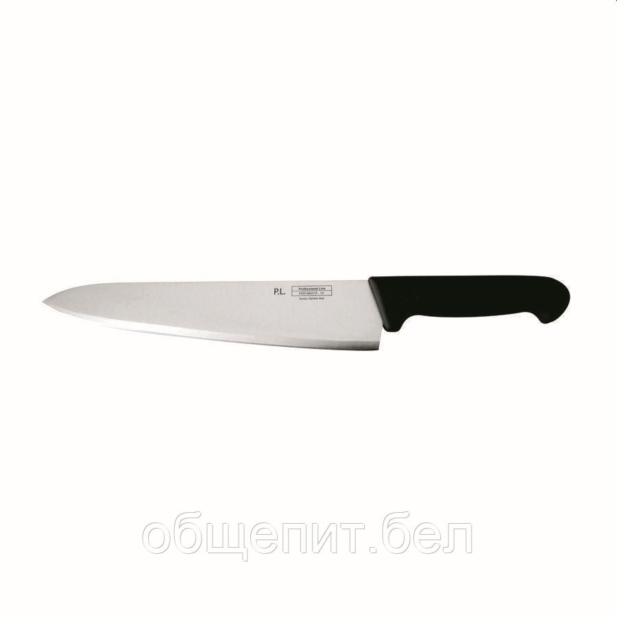 Нож Pro-Line 25 см, ручка пластиковая черная, P.L. Proff Cuisine
