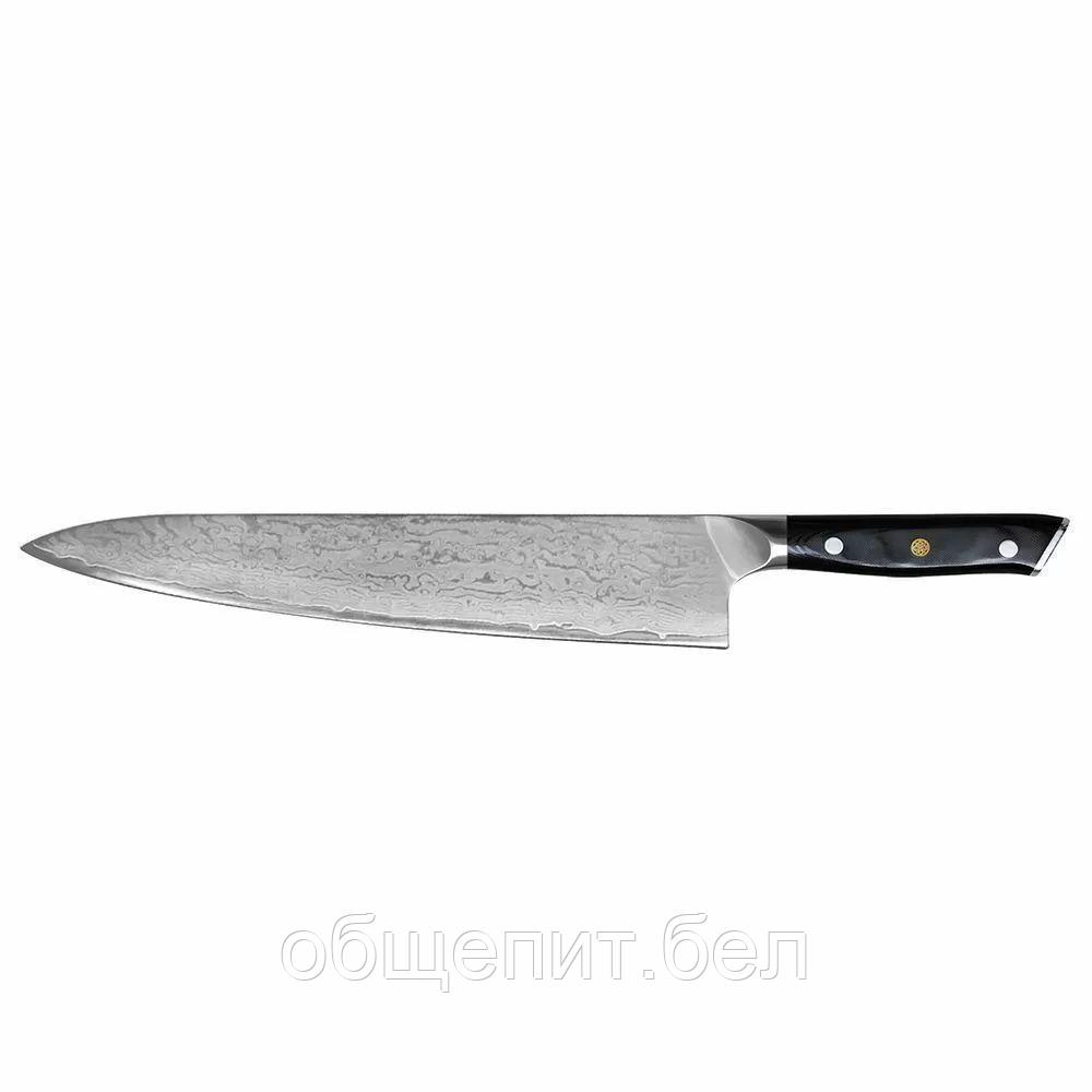 Шеф-нож Premium 24 см, дамасская сталь, P.L. Proff Cuisine - фото 1 - id-p165778176