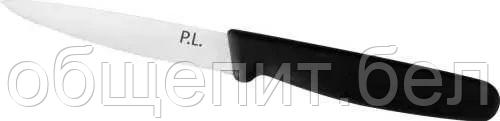 Нож PRO-Line для нарезки, волнистое лезвие, 10 см, пластиковая черная ручка, P.L. Proff Cuisine - фото 2 - id-p165778188