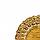 Салфетка ажурная золотая d 27 см, металлизированная целлюлоза, 100 шт, Garcia de Pou, фото 2