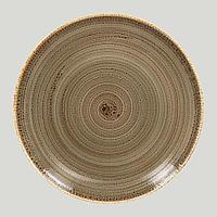 Тарелка RAK Porcelain Twirl Alga плоская 24 см
