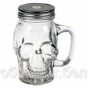 Банка для подачи соков/коктейлей "Череп", 450 мл, P.L. - BarWare - фото 2 - id-p165772212