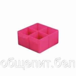 Форма для льда силиконовая "Куб", 45*45 мм, 4 ячейки, P.L. - BarWare - фото 2 - id-p165782185
