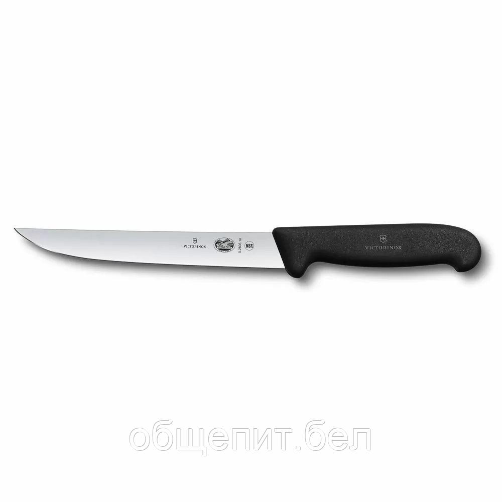 Нож для разделки Victorinox Fibrox 18 см, ручка фиброкс - фото 1 - id-p165778285