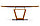 Стол обеденный HALMAR BLACKY раскладной, золотой дуб, 160-220/90/76, фото 4