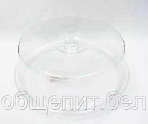 Подставка для торта круглая с крышкой d 34 см, пластик, P.L. Proff Cuisine - фото 2 - id-p165776385