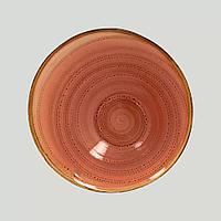 Ассиметричная тарелка RAK Porcelain Twirl Coral 650 мл, 22*9 см