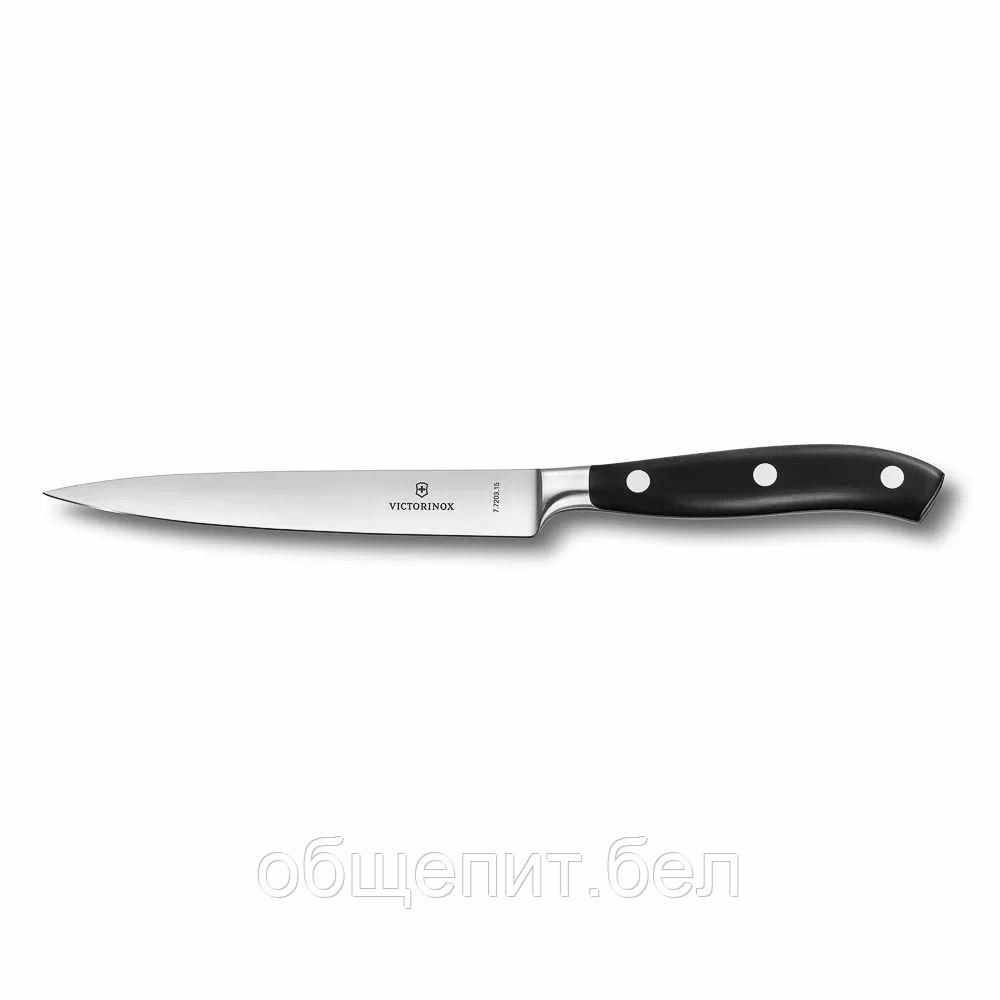 Нож для нарезки Victorinox Grand Maitre 15 см, кованая сталь - фото 1 - id-p165778357