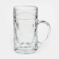 Кружка для пива 1 литр.стекло P.L.