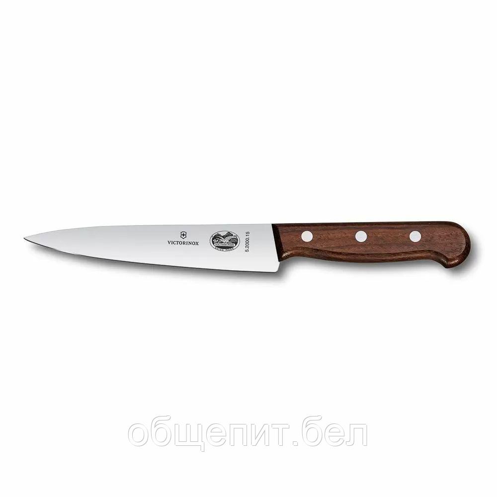 Нож поварской Victorinox Rosewood 15 см, ручка розовое дерево