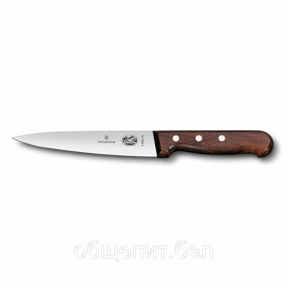 Нож для мяса Victorinox Rosewood 16 см, ручка розовое дерево - фото 1 - id-p165778375