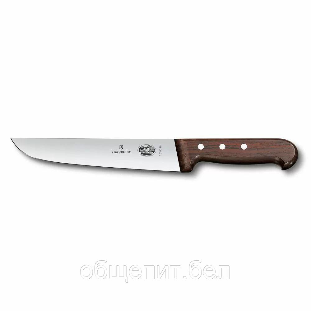 Нож для мяса Victorinox Rosewood 20 см, ручка розовое дерево - фото 1 - id-p165778378