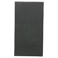 Салфетки двухслойные 1/8 Double Point чёрные, 40*40 см, 25 шт, бумага, Garcia de Pou