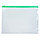 Папка-конверт на молнии формат А5 120мкр прозрачная молния МИКС 24*17см, фото 4
