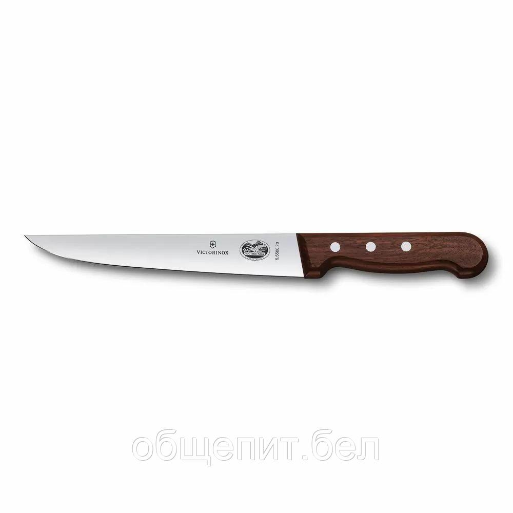 Нож для разделки Victorinox Rosewood 25 см, ручка розовое дерево - фото 1 - id-p165778385