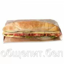 Пакет Panorama для сэндвича с окном 12+6*23 см, крафт-бумага, 250 шт/уп, Garcia de Pou - фото 2 - id-p165773507