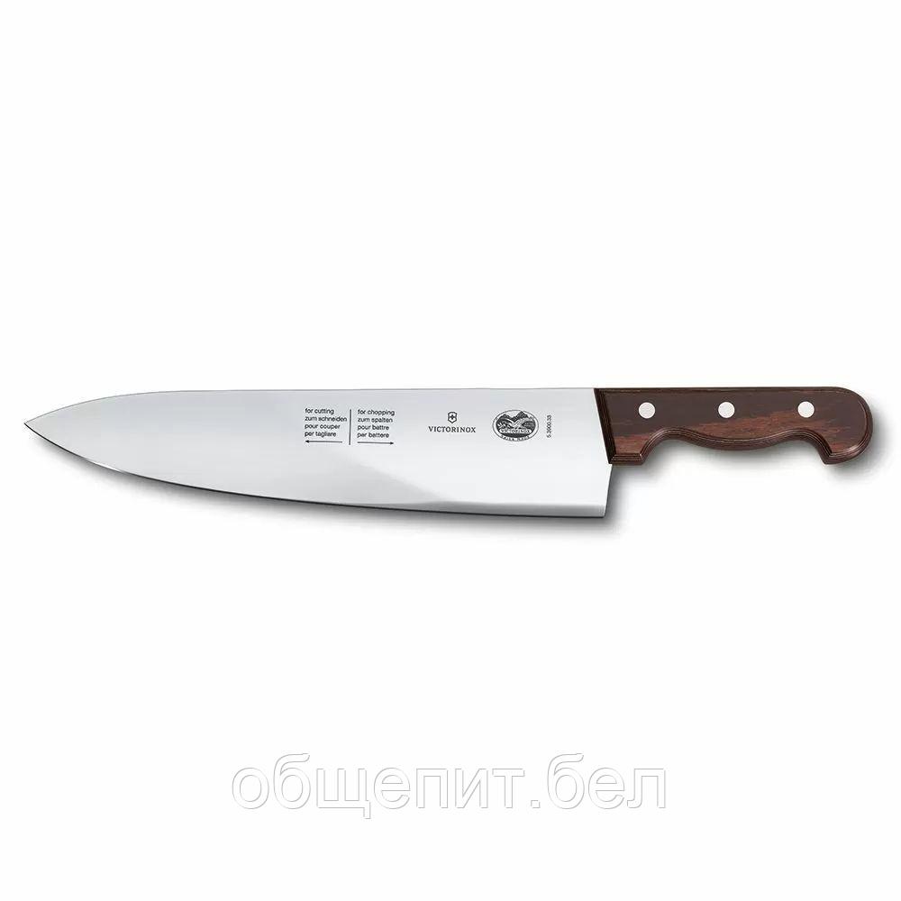 Нож для рубки мяса Victorinox Rosewood 33 см, ручка розовое дерево - фото 1 - id-p165778397